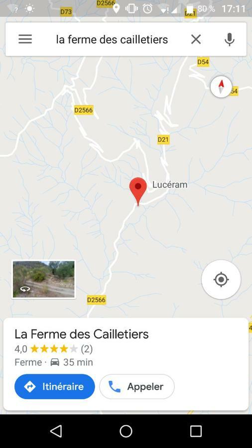 Вилла La Ferme Des Cailletiers Chez Marco Luceram Экстерьер фото